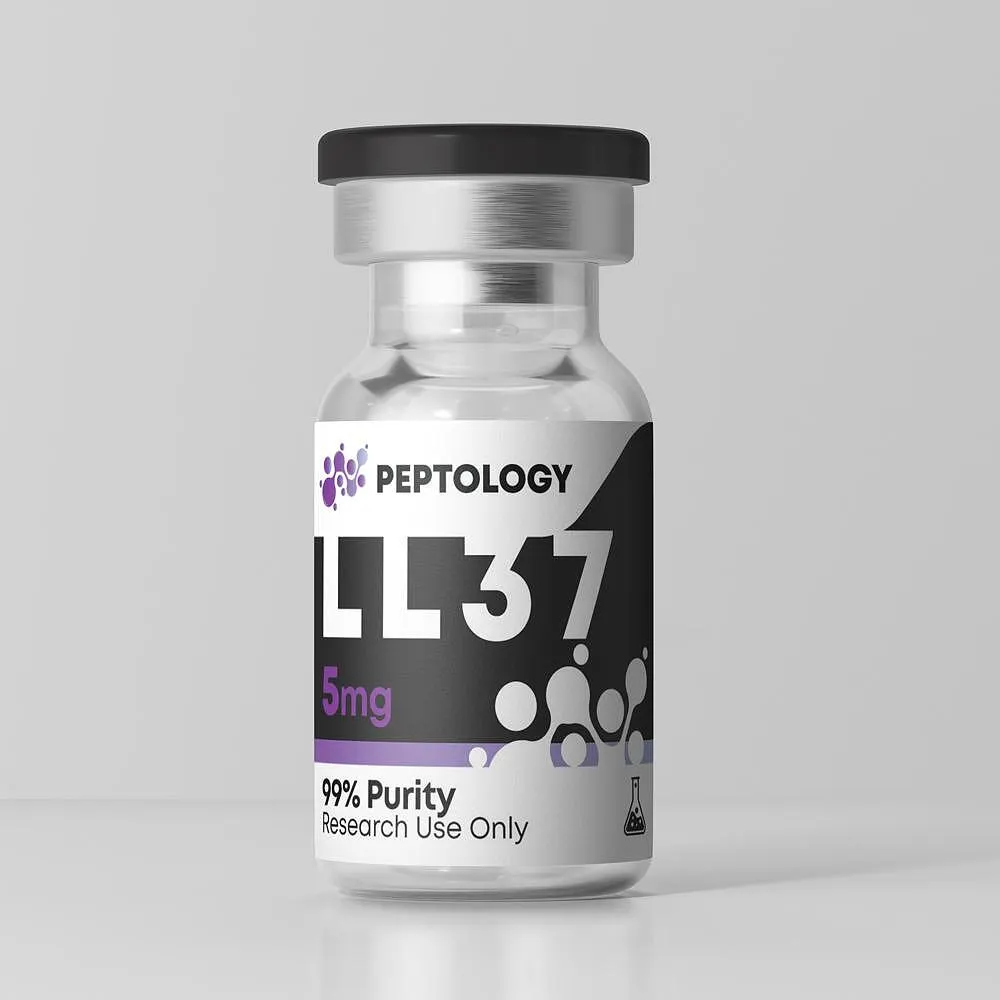 LL-37 5 mg – Човечки кателицидин (антимикробен и имуномодулаторен пептид) за модели на рани, биофилм и вроден имунитет
